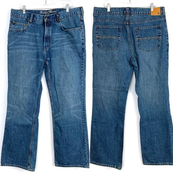 Vintage Tommy Bahama Indigo Palms Men's Bootcut Medium Wash Jeans 38/32 - Picture 2 of 16